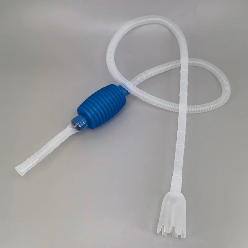 Akvariumo žuvų rezervuaro valiklis Sifono vakuuminis žvyro vandens filtro keitimas Sifono siurblys Rankinis saugus vakuuminis keitiklis