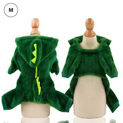 Odjeća za pse za kućne ljubimce Smiješni kostimi dinosaura Zimski topli plišani kaput Majica s kapuljačom za male mačiće Krpa za štene gatos productos para maskotas