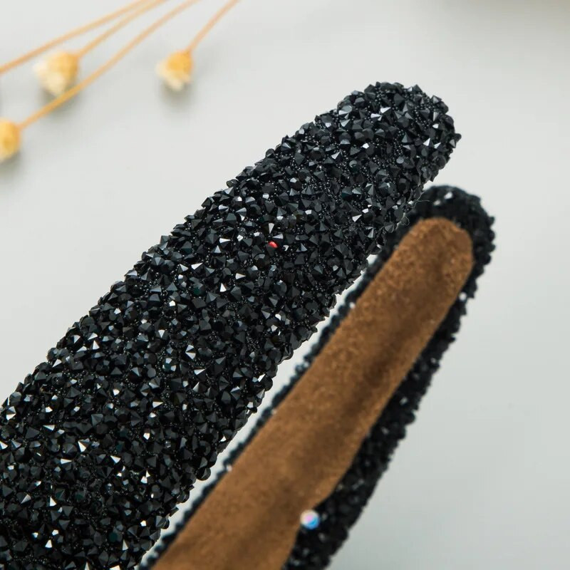 2023. g. Jauna modes galvas saite ar pilnu kalnu kristāla inkrustāciju sievietēm, grezni un eleganti matu aksesuāri