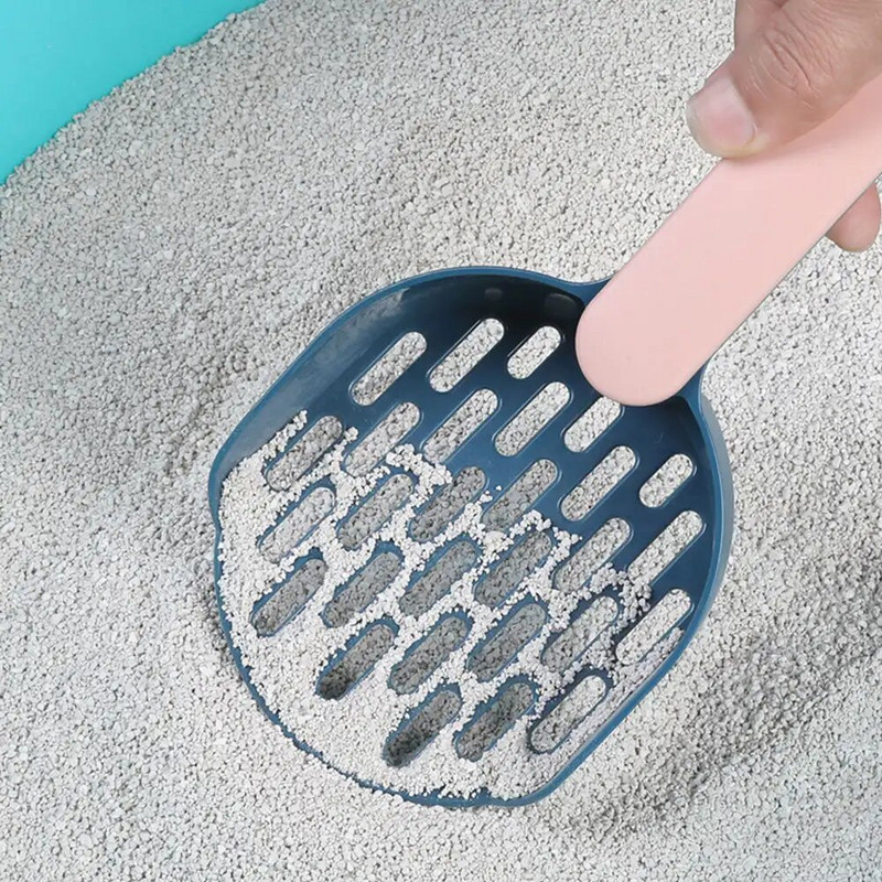 Kaķu pakaišu lāpsta plastmasas kaķu pakaišu lāpsta ar pamatni pašattīroša kaķu pakaišu kastes lāpsta kaķēnu tualetes tīrīšanas rīki