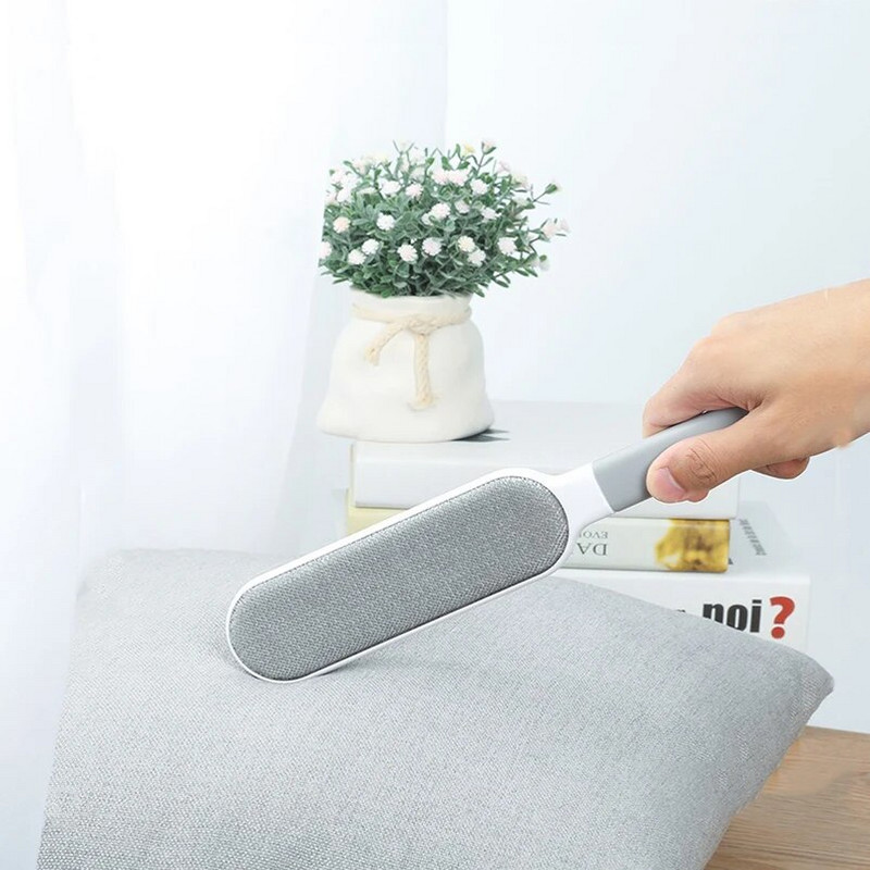 Karstā izpārdošana Fur Wizard mājdzīvnieku divpusēja birste daudzfunkcionāls apģērbs matu noņemšanas līdzeklis suku tīkls sarkano matu noņemšanas līdzeklis