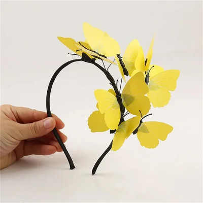 Νέα μόδα Γυναικείες Κορίτσια Γάμος Κορίτσια Boho Flowers Καπέλα Παιδικά Κορδέλες Μαλλιών Αξεσουάρ Μαλλιών Νύφη Στεφάνι Παραλία Γιρλάντα