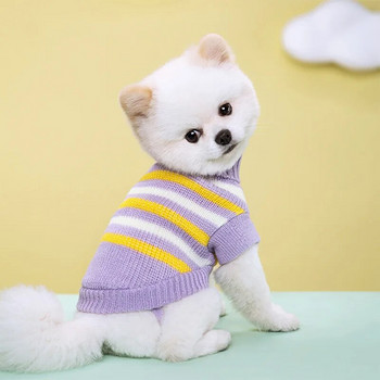 Ζεστά πουλόβερ σκυλιών για μικρούς μεσαίους σκύλους Γάτες Γιλέκο για κουτάβι Παλτό Γαλλικό μπουλντόγκ Chihuahua Pug Ρούχα Poodle Jacket για σκύλους