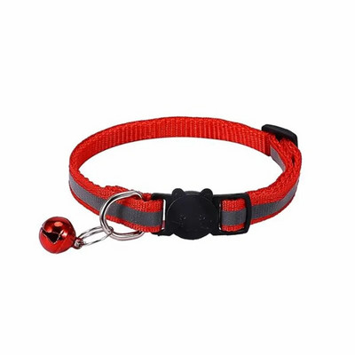 Modes mājdzīvnieku suns atstarojoša kakla siksna krāsains raksts jauks zvaniņš regulējamas kaklasiksnas suņiem kaķiem kucēniem DIY mājdzīvnieku aksesuāri