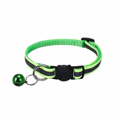 Modes mājdzīvnieku suns atstarojoša kakla siksna krāsains raksts jauks zvaniņš regulējamas kaklasiksnas suņiem kaķiem kucēniem DIY mājdzīvnieku aksesuāri