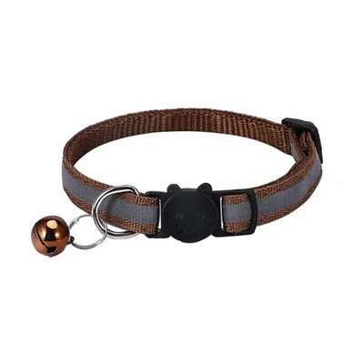 Modes mājdzīvnieku suns atstarojoša kakla siksna krāsains raksts jauks zvaniņš regulējamas kaklasiksnas suņiem kaķiem kucēniem DIY mājdzīvnieku aksesuāri