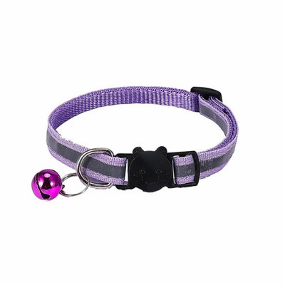 Modes mājdzīvnieku suns atstarojoša kakla siksna krāsains raksts jauks zvaniņš regulējamas kaklasiksnas suņiem kaķiem kucēniem DIY mājdzīvnieku aksesuāri