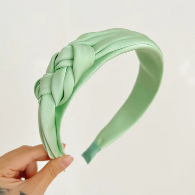 Žene Djevojke Proljeće Šarena svilena satenska traka za kosu Traka za glavu Dodaci za kosu za odrasle Hair Jewley