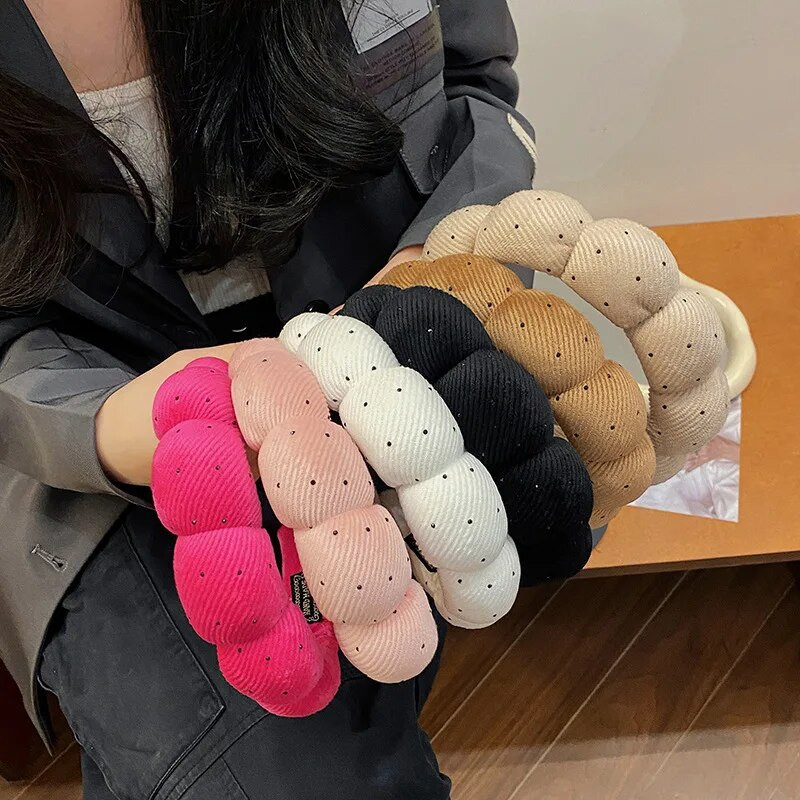 Visokokvalitetne Sky Star trake od spužve od čvrste tkanine Modni dodaci za kosu Ženski trend traka za kosu Traka za kosu Obruč Pokrivala za djevojke