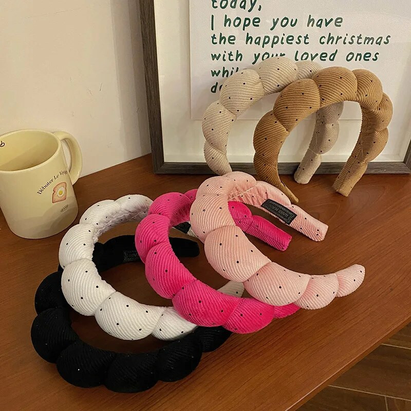 Visokokvalitetne Sky Star trake od spužve od čvrste tkanine Modni dodaci za kosu Ženski trend traka za kosu Traka za kosu Obruč Pokrivala za djevojke