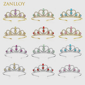 Vjenčanje Princess Crown Tijara Pearl Rhinestone Traka za glavu Dječji rođendan Svadbena kruna Party Dodaci Dodaci za kosu Pokloni