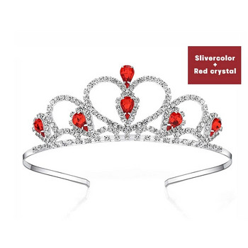 Сватбена корона принцеса тиара перлени планински кристали лента за глава детски рожден ден булчинска корона парти аксесоари аксесоари за коса подаръци