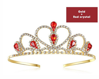 Vjenčanje Princess Crown Tijara Pearl Rhinestone Traka za glavu Dječji rođendan Svadbena kruna Party Dodaci Dodaci za kosu Pokloni