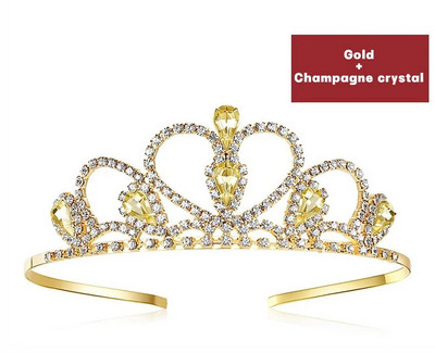 Vjenčanje Princess Crown Tijara Pearl Rhinestone Traka za glavu Dječji rođendan Svadbena kruna Party Dodaci Dodaci za kosu Pokloni