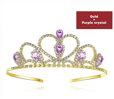 Vjenčanje Princess Crown Tijara Pearl Rhinestone Traka za glavu Dječji rođendan Svadbena kruna Party Dodaci Dodaci za kosu Pokloni