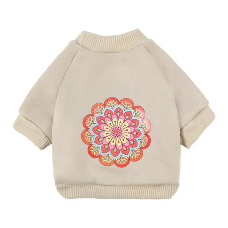 Mājdzīvnieku apģērbi maziem suņiem Kapucis Džemperis Karikatūra Dzīvnieku dizains Kaķi Suņi Apģērbs Rudens Ziema Silts Mājdzīvnieku Aksesuāri Apģērbi