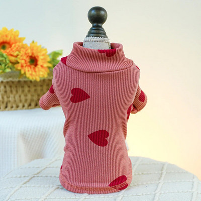 Mājdzīvnieku piederumi suņu kaķu kaķu apģērbu mājdzīvnieku bāzes krekls komfortam Siltums jaukums mājas un āra apģērba mīlestības bāzes krekls