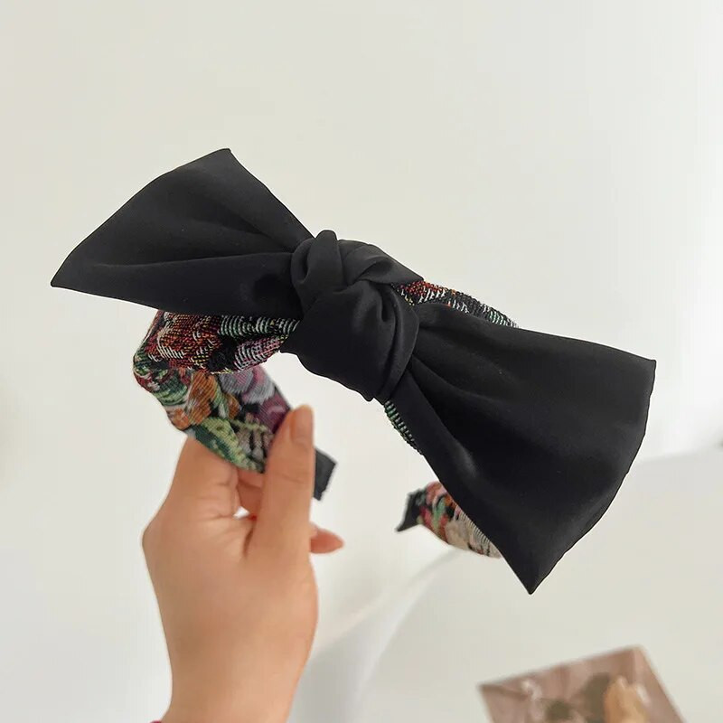 Cvjetni vez Mašna Čvor Traka za kosu Traka za glavu Dodaci za kosu za odrasle Hair Jewley