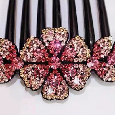 Εξαιρετικές βαρέτες από στρας για γυναίκες Κομψή απλότητα Μόδα χτένες για φουρκέτα Λαμπερά κρυστάλλινα κλιπ μαλλιών Αξεσουάρ μαλλιών