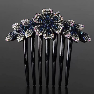 Εξαιρετικές βαρέτες από στρας για γυναίκες Κομψή απλότητα Μόδα χτένες για φουρκέτα Λαμπερά κρυστάλλινα κλιπ μαλλιών Αξεσουάρ μαλλιών