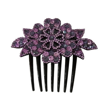 Εξαιρετικές βαρέτες από στρας για γυναίκες Κομψή απλότητα Μόδα χτένες για φουρκέτα Λαμπερά κρυστάλλινα κλιπ μαλλιών Αξεσουάρ μαλλιών