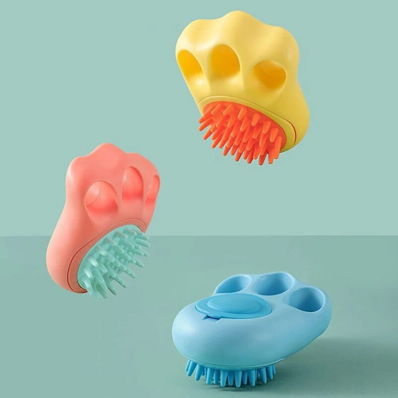 Kaķu nagu vannas suka Mājdzīvnieku suņu vannas artefakts Kaķu suka mājdzīvnieku masāžas suka Masāžas ķemme Vannas suka Mājdzīvnieku piederumi