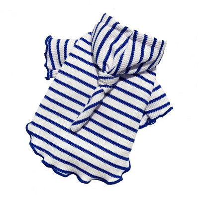 Odjeća za kućne ljubimce Pulover za kućne ljubimce Modna prugasta odjeća za kućne ljubimce s kapuljačom za jesen zimu Slatki kaput za pse i mačke Teddy Bichon Oprema za dvoje