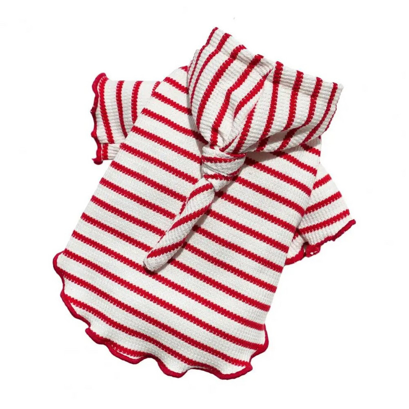 Odjeća za kućne ljubimce Pulover za kućne ljubimce Modna prugasta odjeća za kućne ljubimce s kapuljačom za jesen zimu Slatki kaput za pse i mačke Teddy Bichon Oprema za dvoje