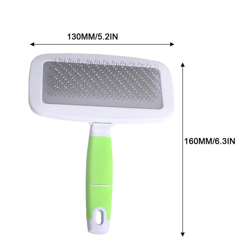 Daudzfunkcionāla suņu kaķu ķemmes suka ar adatu mājdzīvnieku matu suka kucēnu mazo suņu matu noņemšanai mājdzīvnieku skaistumkopšanas rīks