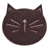 Μαξιλάρι τροφοδοσίας χαλάκι απορριμμάτων γατών Σουπλά τροφή για κατοικίδια Οικιακές προμήθειες Pvc Τρίψιμο με νύχια σε σχήμα προσώπου