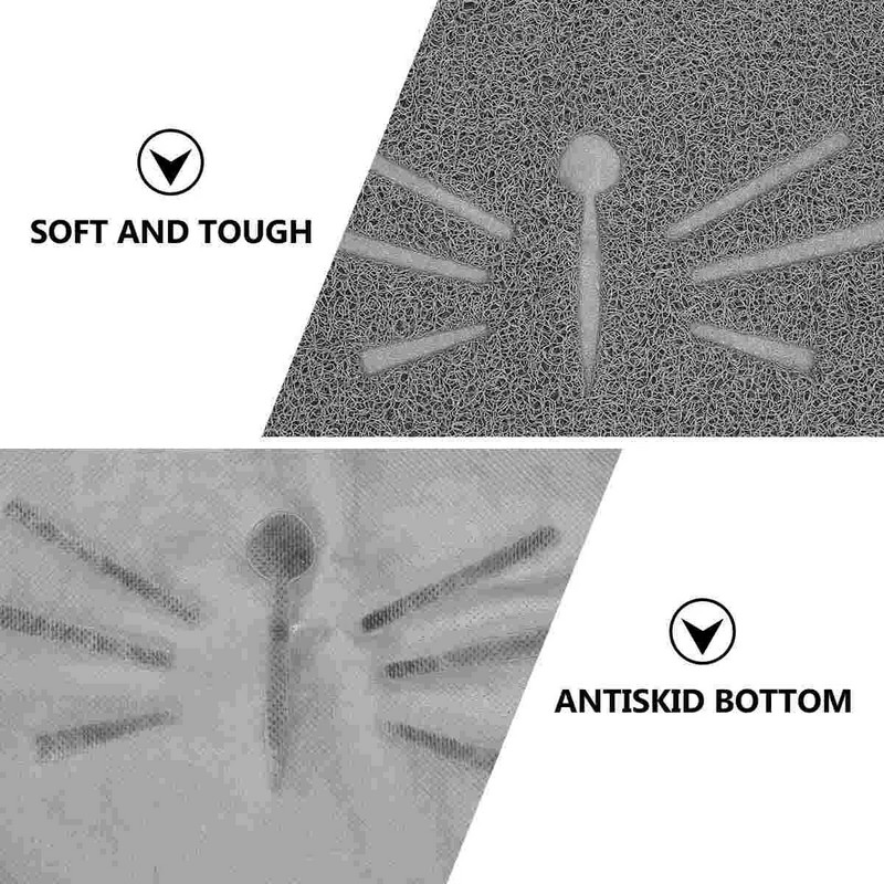 Μαξιλάρι τροφοδοσίας χαλάκι απορριμμάτων γατών Σουπλά τροφή για κατοικίδια Οικιακές προμήθειες Pvc Τρίψιμο με νύχια σε σχήμα προσώπου