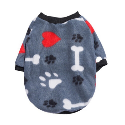 Φούτερ πουλόβερ για σκύλους Ζεστά ρούχα για σκύλους Γαλλικό μπουλντόγκ Love Bone με στάμπα για μεσαίου μεγέθους σκύλους Φούτερ Yorkshire Perro