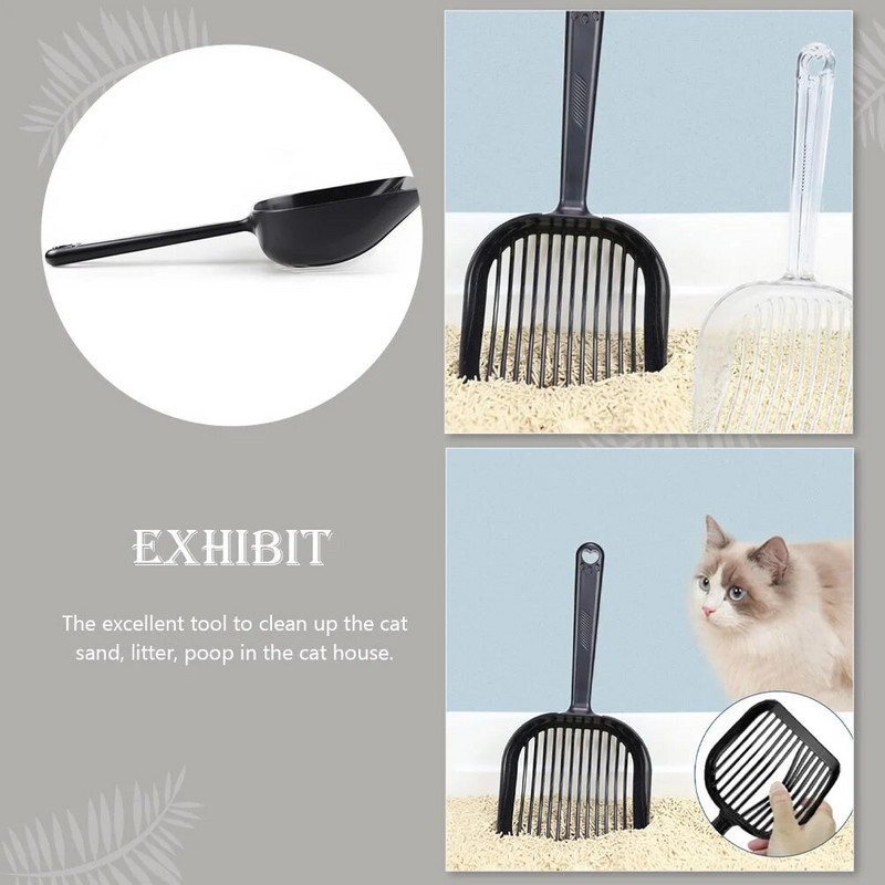 2 kom. Pribor za čišćenje pijeska za mačke Zgušnjavanje ručne izmetke Lagana lopatica za mačiće
