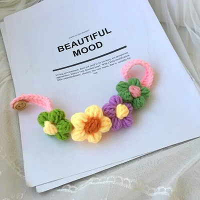 Ziedu mala Trikotāžas apkakles siksna kaķim ar priekšautiņu kucēnu kakla siksna Kaķim īsa suņa kaklasiksna Vilna ziedu priekšautiņš Pitbull mājdzīvnieki Aksesuāri mājdzīvnieku piederumi