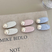 Μίνι κλιπ αξεσουάρ μαλλιών για γυναίκες κοριτσάκι καρφίτσα κορεάτικο μαργαριτάρι νεράιδα 2024 καβούρια νέα γλυκά kpop Kawaii Χαριτωμένα κορυφαία μοντέρνα μόδα