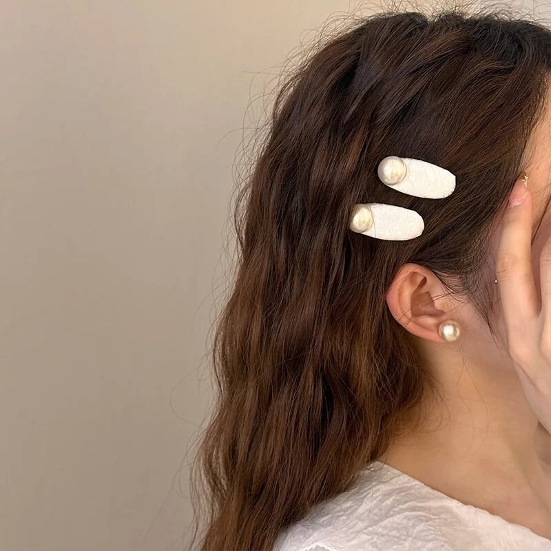 Μίνι κλιπ αξεσουάρ μαλλιών για γυναίκες κοριτσάκι καρφίτσα κορεάτικο μαργαριτάρι νεράιδα 2024 καβούρια νέα γλυκά kpop Kawaii Χαριτωμένα κορυφαία μοντέρνα μόδα