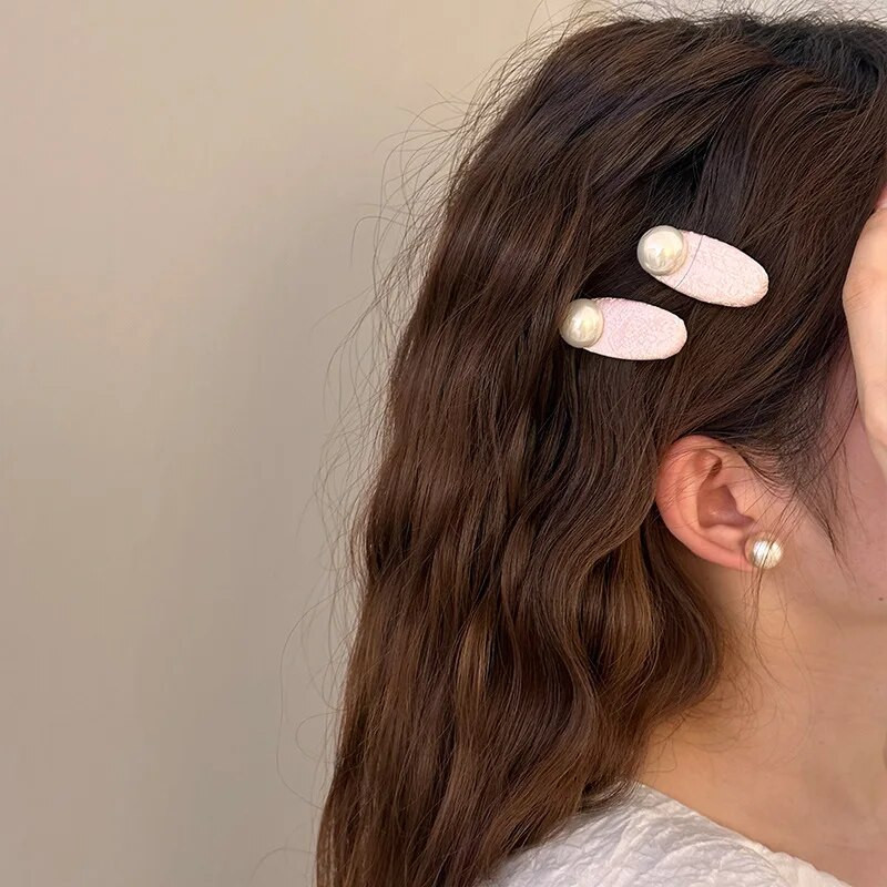 Μίνι κλιπ αξεσουάρ μαλλιών για γυναίκες κοριτσάκι καρφίτσα κορεάτικο μαργαριτάρι νεράιδα 2024 καβούρια νέα γλυκά kpop Kawaii Χαριτωμένα κορυφαία μοντέρνα μόδα