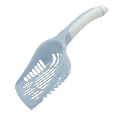 Lopată utilă pentru așternut pentru pisici, lavabilă, care economisește muncă, instrument robust de curățare a toaletei pentru pisici