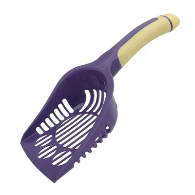 Lopată utilă pentru așternut pentru pisici, lavabilă, care economisește muncă, instrument robust de curățare a toaletei pentru pisici