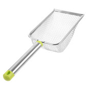 Kassiliiva roostevabast terasest kühvel, kaka, kakakuhoidja, võrgusilma tarvikud lemmikloomadele