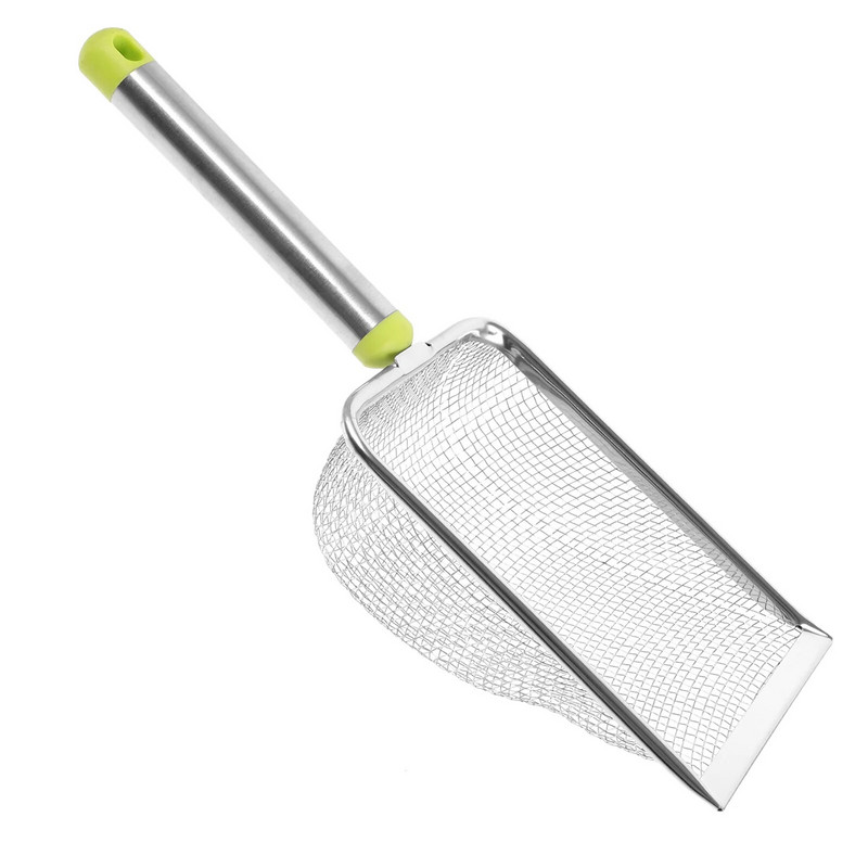 Kassiliiva roostevabast terasest kühvel, kaka, kakakuhoidja, võrgusilma tarvikud lemmikloomadele