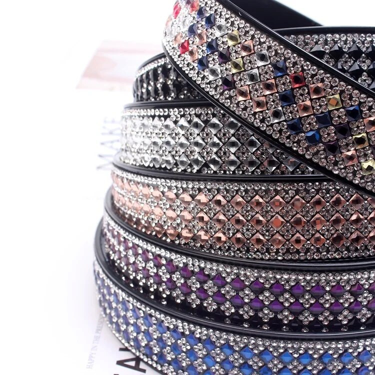 Korejas dizaina matu lente, pilna dimanta kristāla plata galvas lente sievietēm, meitenēm, matu stīpa, modes matu lente, kraukšķīgi aksesuāri