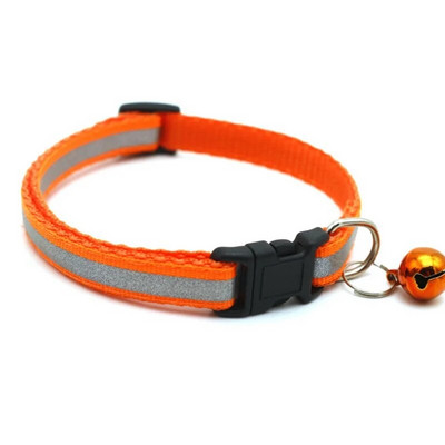 Mājdzīvnieku aksesuāri Suņu kaķa kaklasiksnas zvans krāsains atstarojošs raksts, regulējamas kaklasiksnas kucēnam, kaķēnam, mazam dzīvniekam