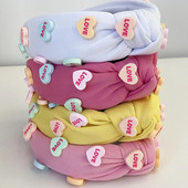 Valentinovo Ljubavna spužva Traka za kosu s velikim čvorovima Traka za glavu Dodaci za kosu za odrasle Hair Jewley