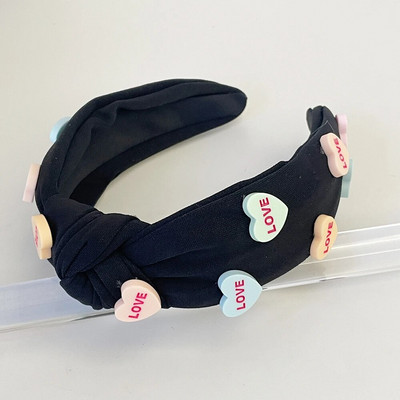 Valentinovo Ljubavna spužva Traka za kosu s velikim čvorovima Traka za glavu Dodaci za kosu za odrasle Hair Jewley