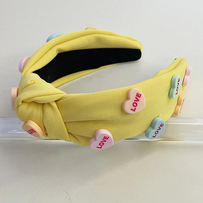 Valentinovo Ljubavna spužva Traka za kosu s velikim čvorovima Traka za glavu Dodaci za kosu za odrasle Hair Jewley
