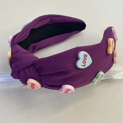 Valentinovo Ljubavna spužva Traka za kosu s velikim čvorovima Traka za glavu Dodaci za kosu za odrasle Hair Jewley