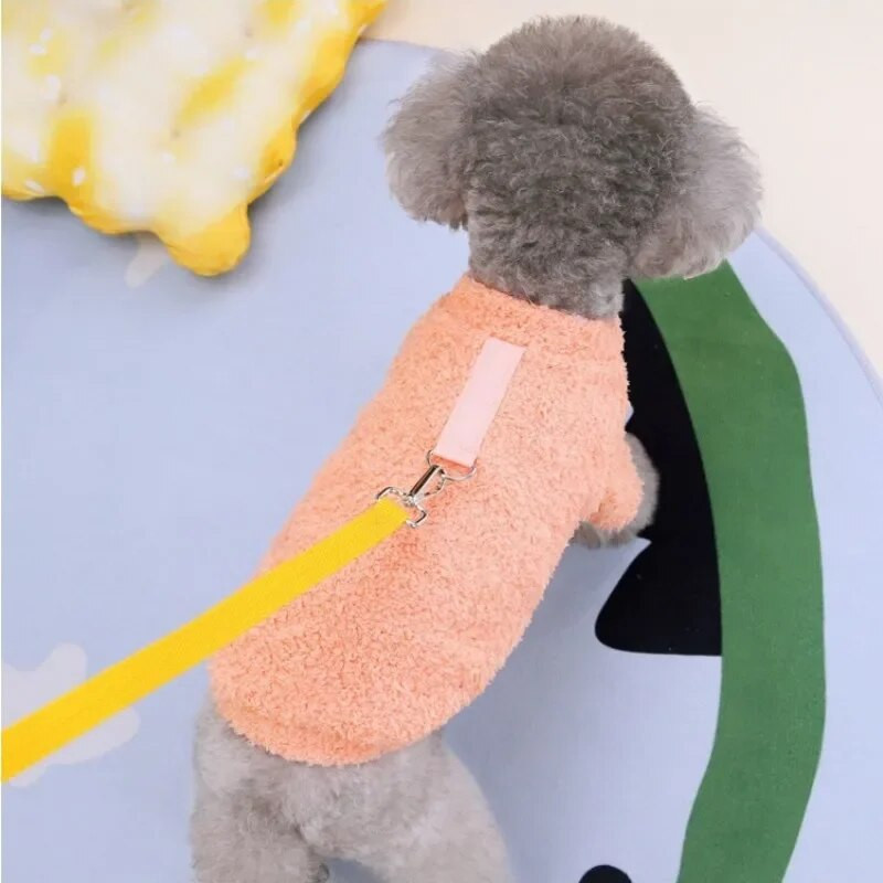 2024 Suņu apģērbs Ziemas silts mājdzīvnieku suņu džemperis Mazie suņi Mīksti kucēnu jakas Mētelis Teddy Chihuahua Suns Kaķi Apģērbs Mājdzīvnieku piederumi