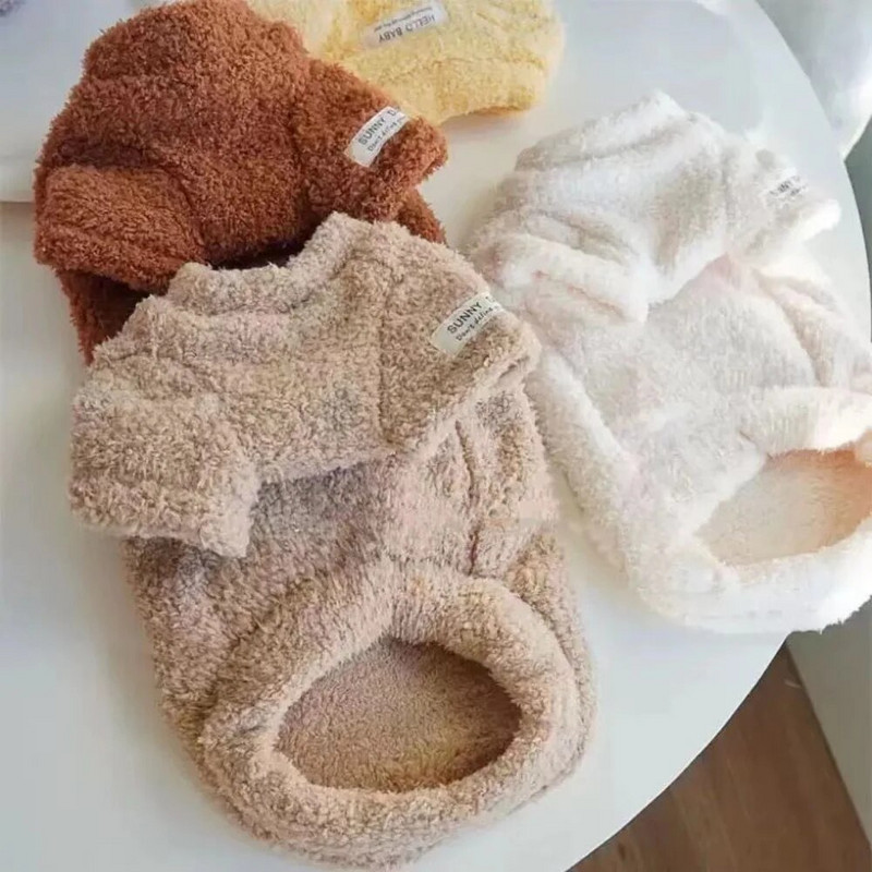 Πουλόβερ σκύλου για μικρά σκυλιά Χειμερινό ζεστό μονόχρωμο πουλόβερ κατοικίδιων ζώων για μικρούς μεσαίους σκύλους Dachshund Puppy Ρούχα για σκύλους