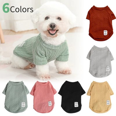 Warm Pet Dog Sweater Winter Dog Clothes For Small Medium Dogs Knitted Puppy Cat Coat Chihuahua French Bulldogs Yorkie Costume